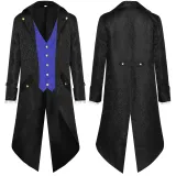 Jacquard Tailcoat - Blue