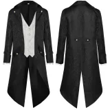 Jacquard Tailcoat - White