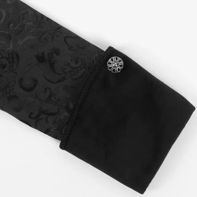 Unisex Medieval Court Jacquard Tailcoat Cosplay Costume detail 6