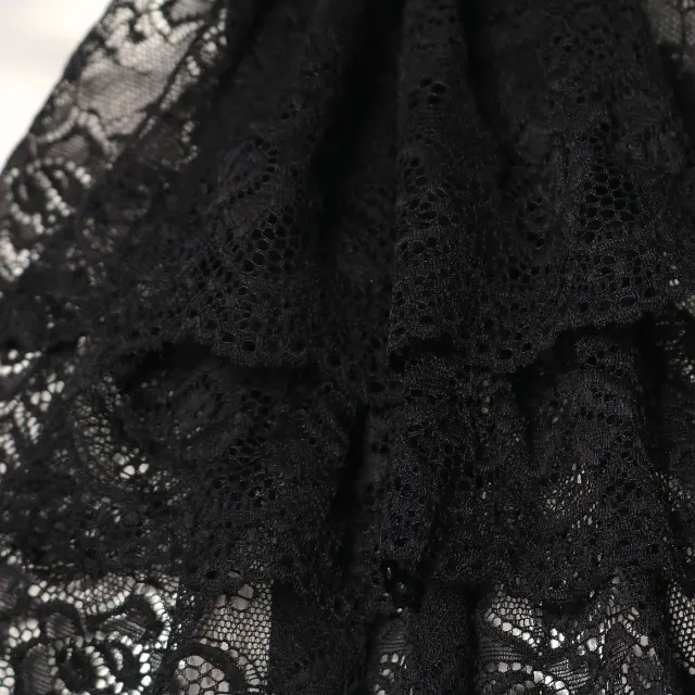 Unisex Medieval Lace Detachable Collar for Stage and Cosplay detail 4