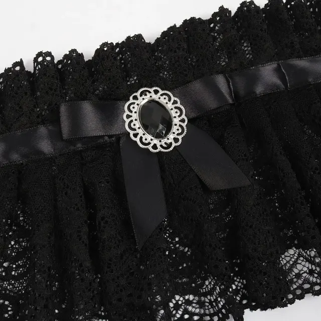 Unisex Medieval Lace Detachable Collar for Stage and Cosplay detail 24