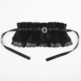 Lace Detachable Collar Style 2 - Black