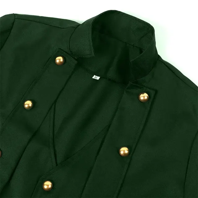 Unisex Medieval Long-Sleeve Corset Jacket with Lace-Up Waist detail 17