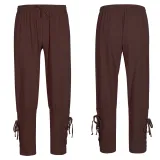Pirate Pants - Burgundy