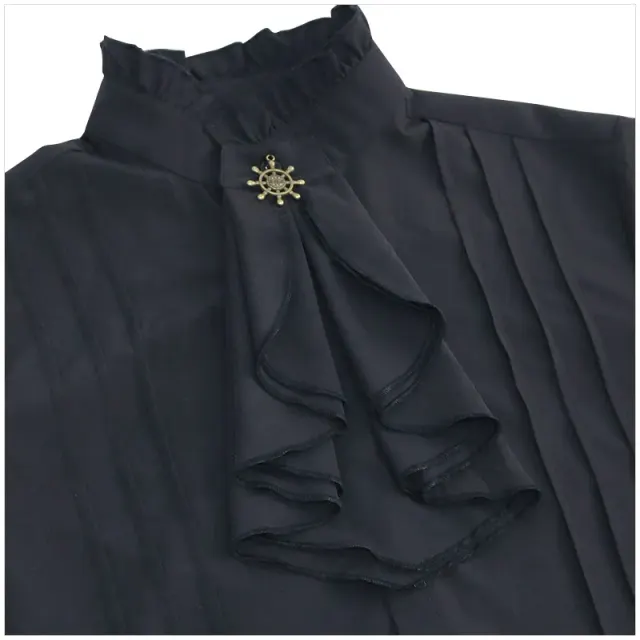 Unisex Medieval Pirate Long Sleeve Shirt for Cosplay detail 3