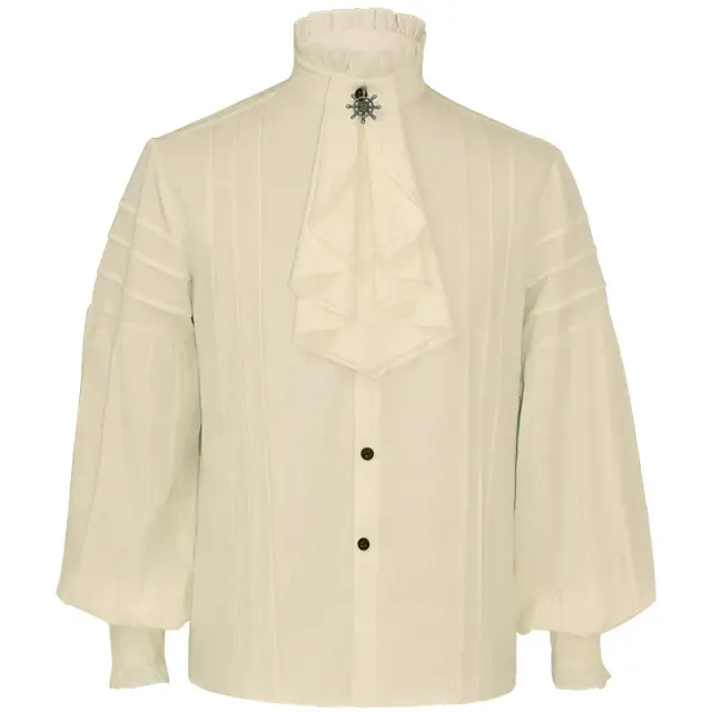 Unisex Medieval Pirate Long Sleeve Shirt for Cosplay detail 15