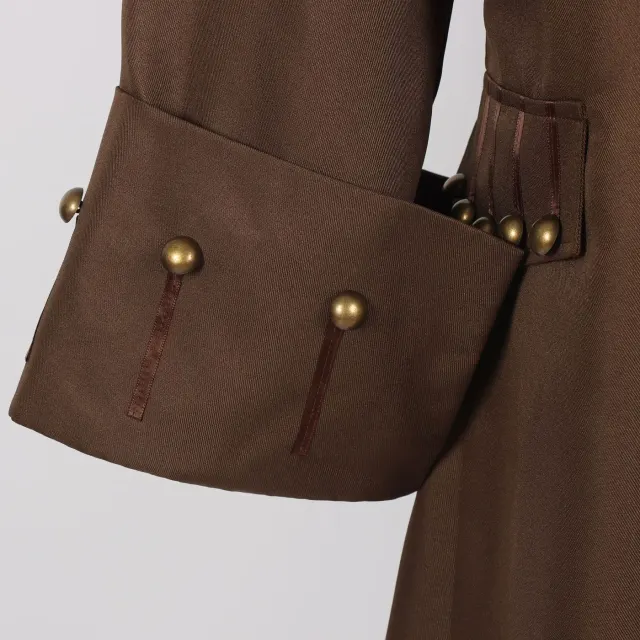 Unisex Medieval Pirate Steampunk Jacket Halloween Cosplay Costume detail 2