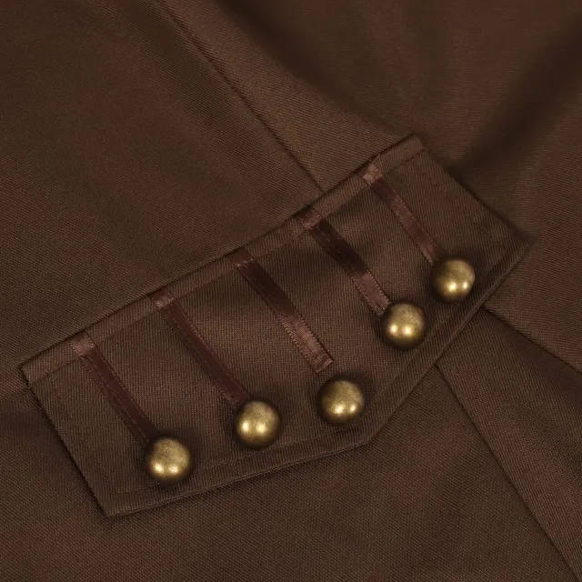 Unisex Medieval Pirate Steampunk Jacket Halloween Cosplay Costume detail 4