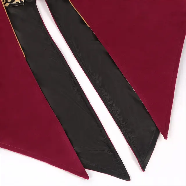 Unisex Medieval Printed Long-Sleeve Tailcoat Stage Costume detail 8