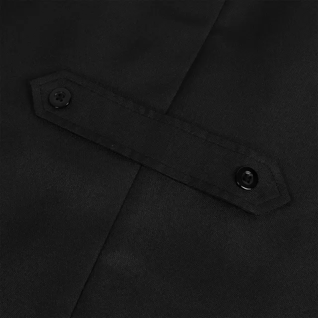 Unisex Medieval Punk Bow Tie Tailcoat Halloween Costume detail 3
