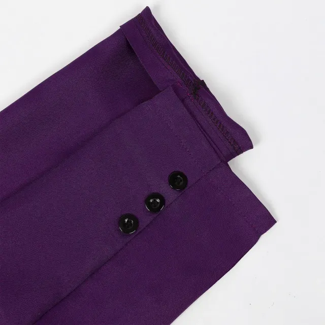 Unisex Medieval Punk Bow Tie Tailcoat Halloween Costume detail 10