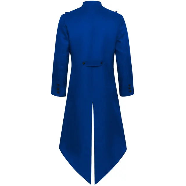 Unisex Medieval Punk Bow Tie Tailcoat Halloween Costume detail 20