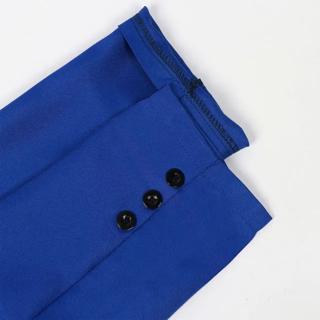 Unisex Medieval Punk Bow Tie Tailcoat Halloween Costume detail 22
