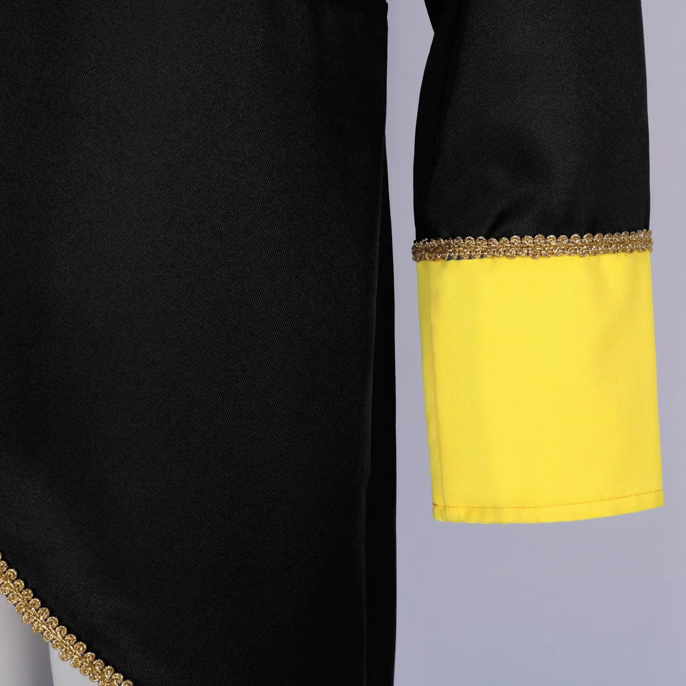 Unisex Medieval Punk Mid-Length Tailcoat for Halloween Stage Party detail 4