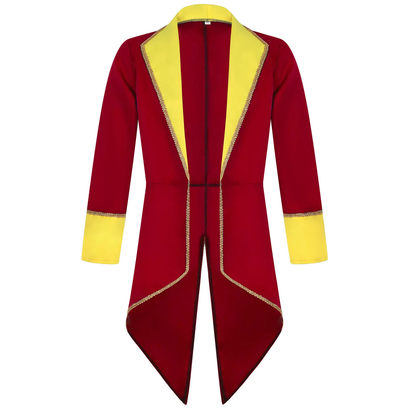 Unisex Medieval Punk Mid-Length Tailcoat for Halloween Stage Party detail 7