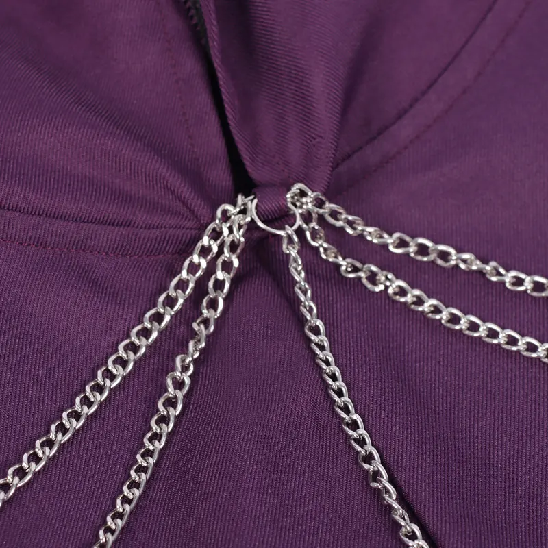 Unisex Medieval Renaissance Halloween Stage Cape Costume detail 9