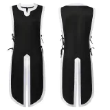 Knight Vest - Black with White Trim
