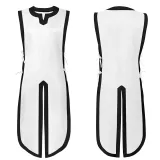 Knight Vest - White with Black Trim
