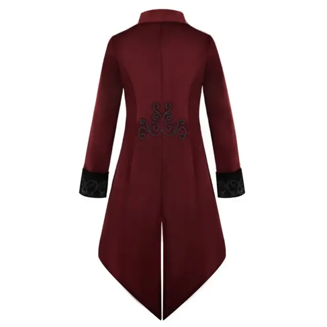 Unisex Medieval Vintage Tailcoat Halloween Cosplay Stage Jacket detail 8