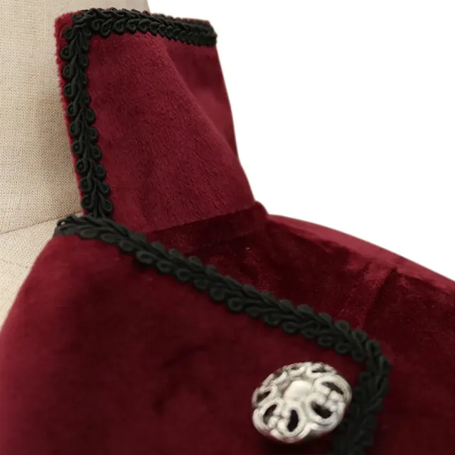 Unisex Medieval Vintage Tailcoat Halloween Cosplay Stage Jacket detail 11