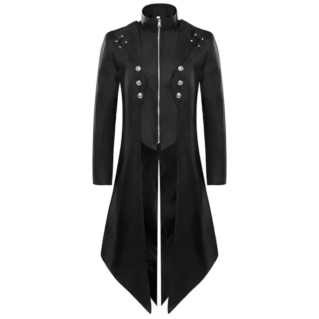 Unisex Medieval Vintage Tailcoat Halloween Cosplay Stage Jacket detail 16