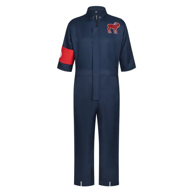 Unisex Printed Long Sleeve Jumpsuit for Halloween Cosplay Stage detail 1