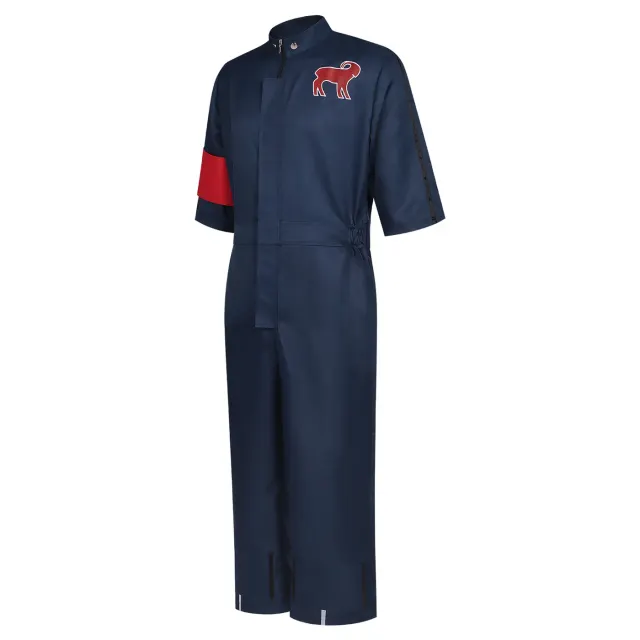 Unisex Printed Long Sleeve Jumpsuit for Halloween Cosplay Stage detail 2