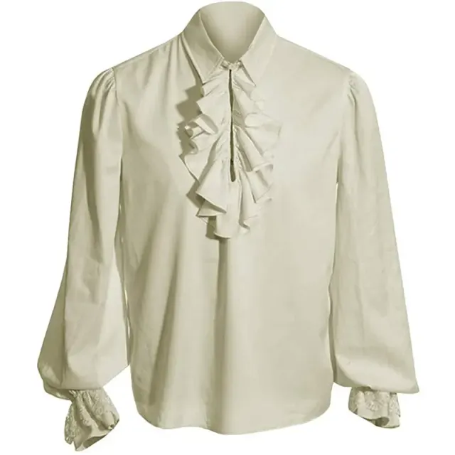 Unisex Renaissance Steampunk Vampire Cosplay Shirt detail 1