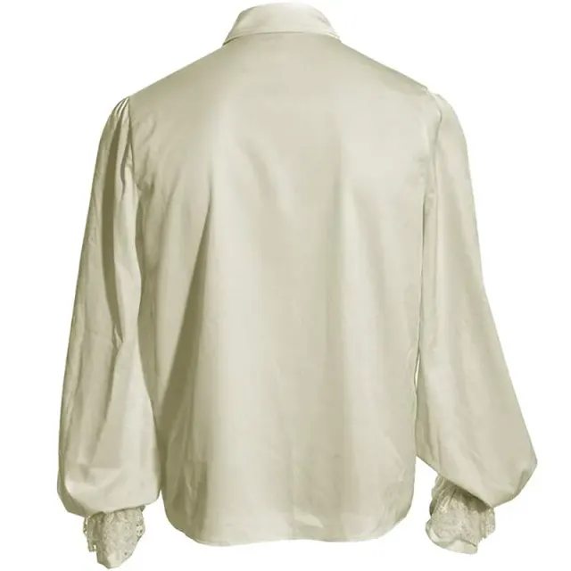 Unisex Renaissance Steampunk Vampire Cosplay Shirt detail 2