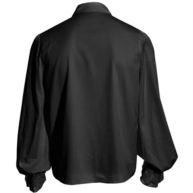 Unisex Renaissance Steampunk Vampire Cosplay Shirt detail 8