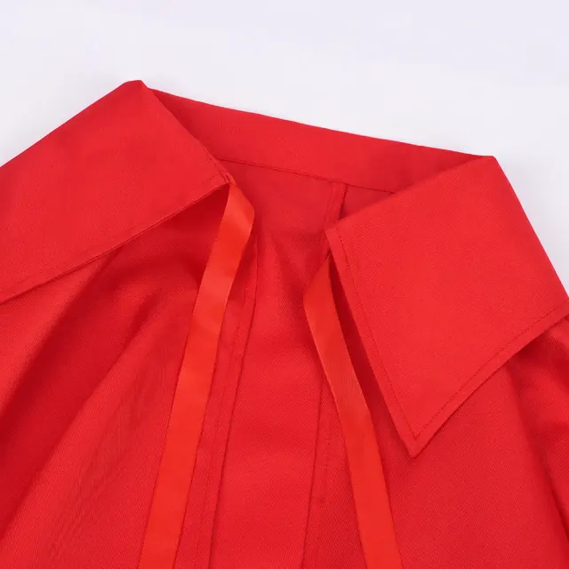 Unisex Steampunk Lapel Short Cape Halloween Cloak detail 5