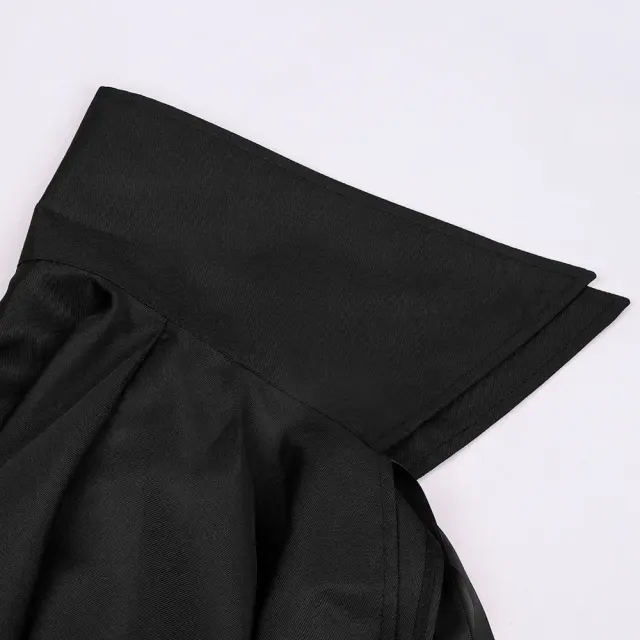 Unisex Steampunk Lapel Short Cape Halloween Cloak detail 14