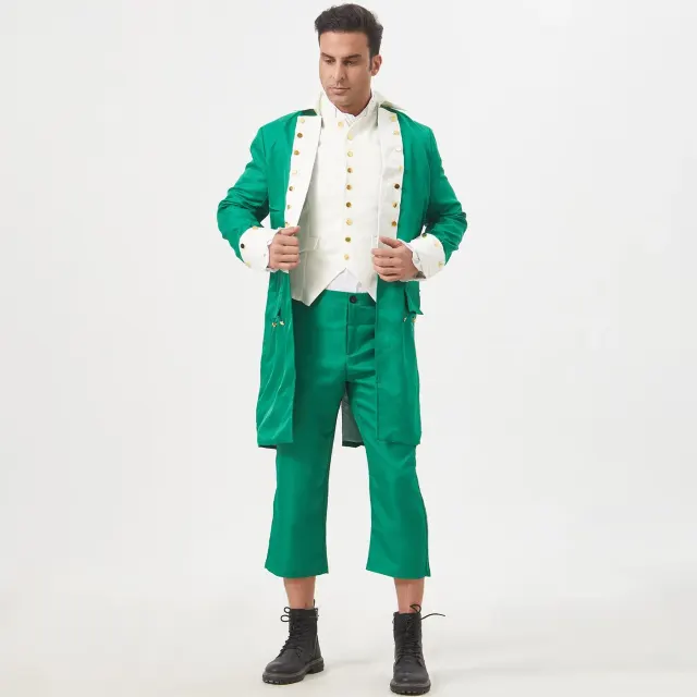 Unisex Vintage Court Tailcoat Set for Theater and Cosplay detail 15