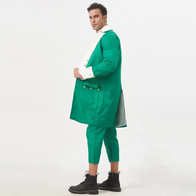 Unisex Vintage Court Tailcoat Set for Theater and Cosplay detail 16