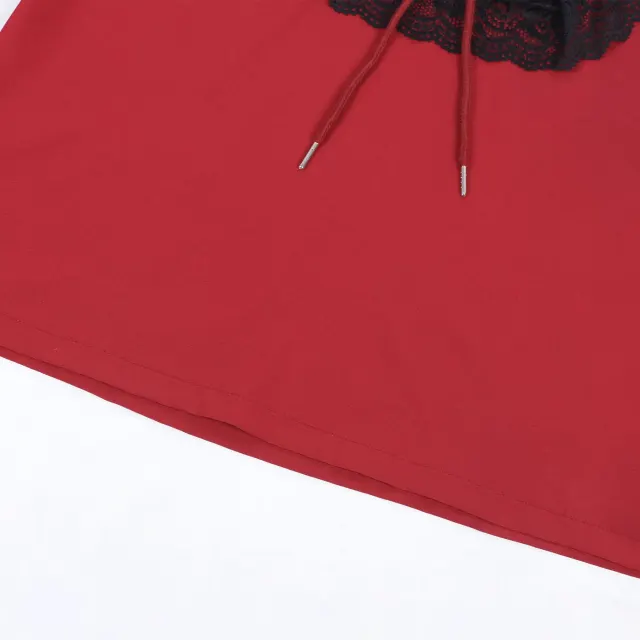 detalle de Camisa príncipe unisex vintage de encaje con volantes y cordón 14