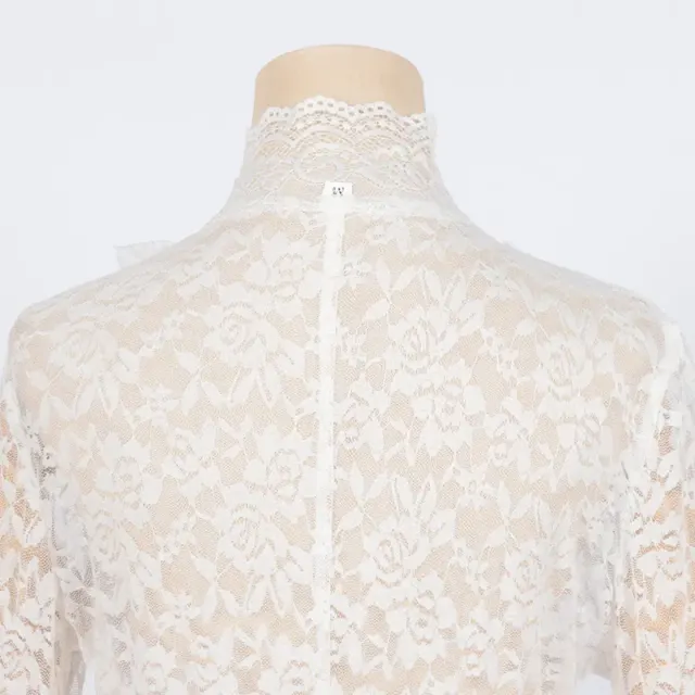 Victorian Lace Court Dress with Flared Sleeves for Cosplay detail 8