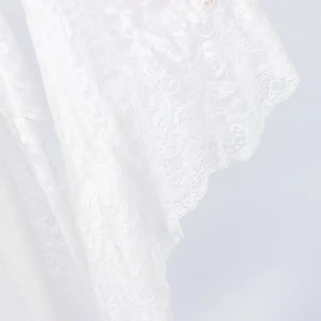 Victorian Lace Court Dress with Flared Sleeves for Cosplay detail 11