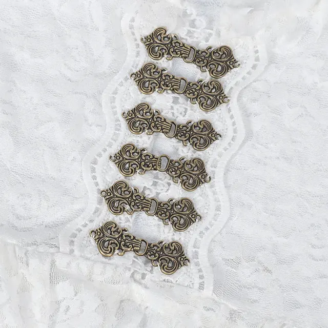 Victorian Lace Court Dress with Flared Sleeves for Cosplay detail 16
