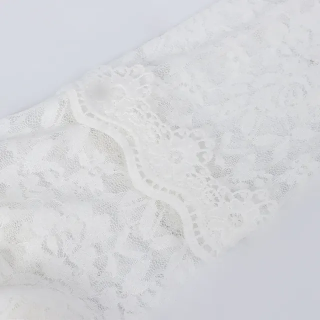 Victorian Lace Court Dress with Flared Sleeves for Cosplay detail 18