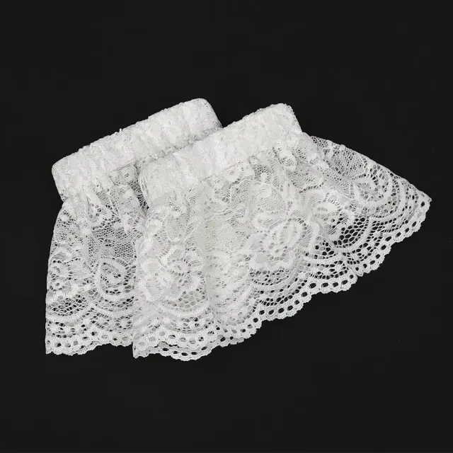 Col détachable en dentelle victorienne et poignets de cour pour cosplay détail 11