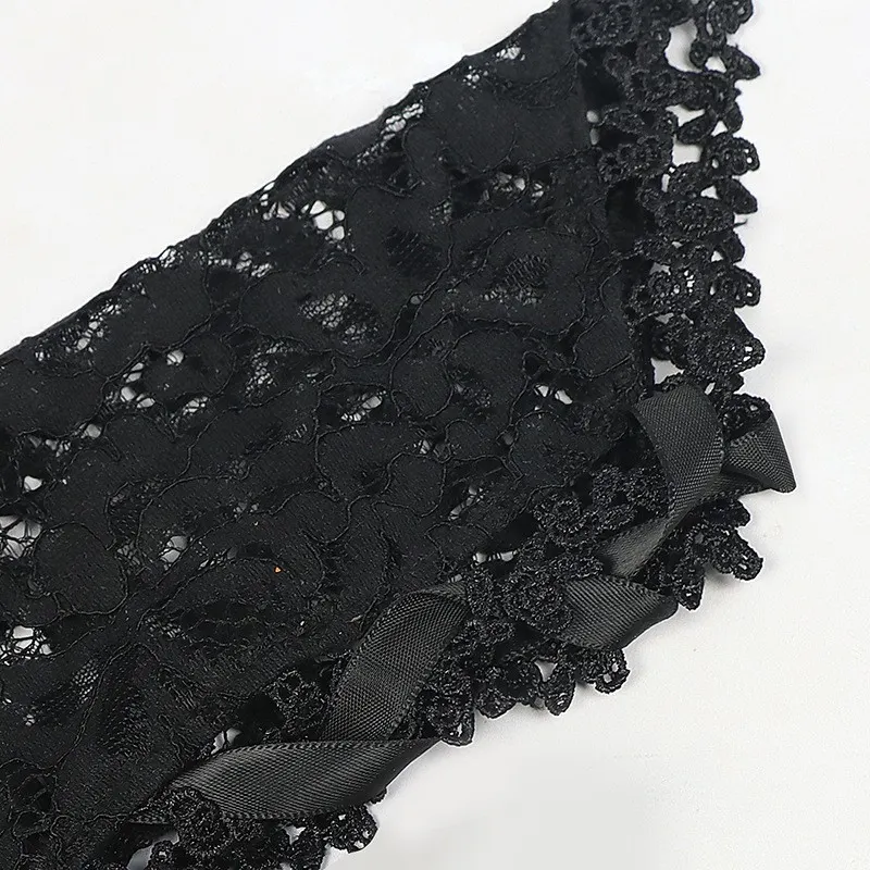 Victorian Lace Detachable Collar and Court Wrist Cuffs for Cosplay detail 19