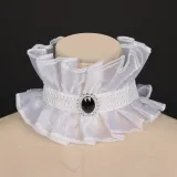 Faux col écharpe Style 3 - Blanc