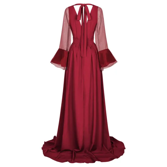 Medieval Renaissance Victorian Court Stage Cosplay Dress detail 8