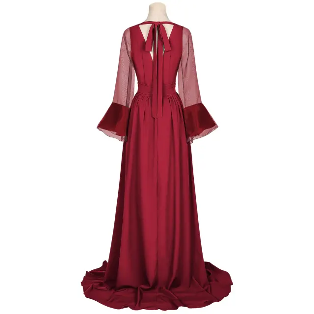 Medieval Renaissance Victorian Court Stage Cosplay Dress detail 10