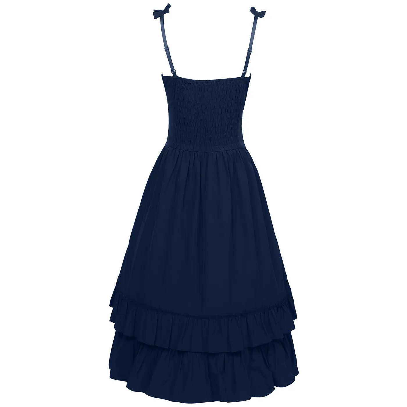 Victorian Ruffled Sleeveless Cosplay Dress for Stage Performance detail 12
