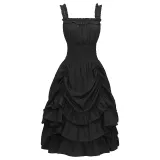 Vestido de mujer sin mangas - Negro