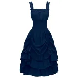 Vestido de mujer sin mangas - Azul oscuro