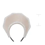 Medieval Headpiece - Beige
