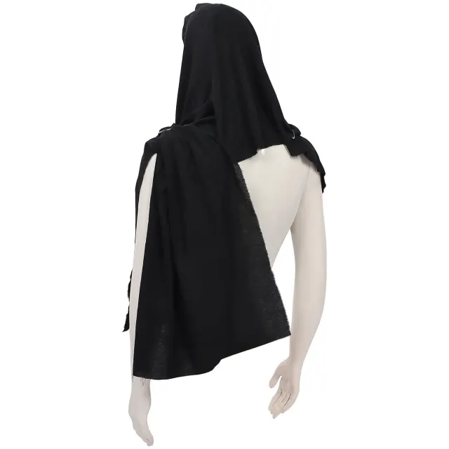 Viking Hooded Cape Medieval Renaissance Cosplay Cloak for Men detail 6