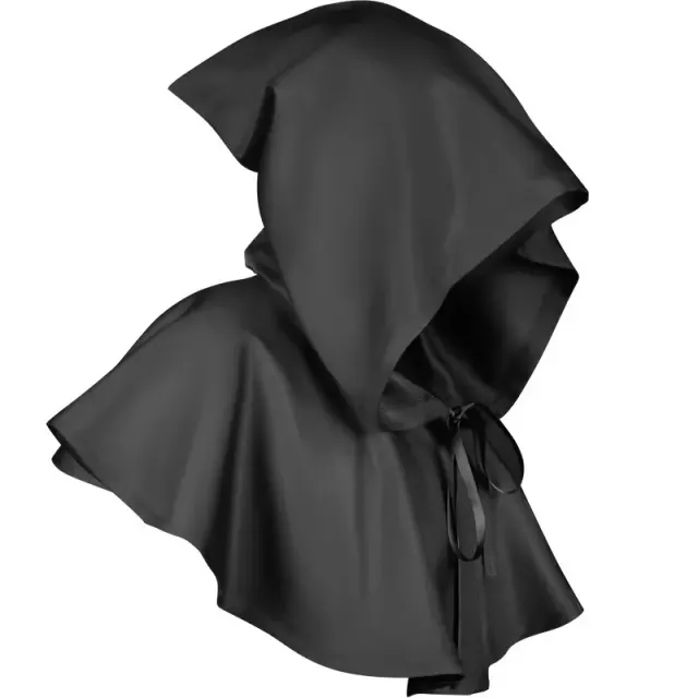 Unisex Vintage Hooded Cape Halloween Cosplay Costume detail 4